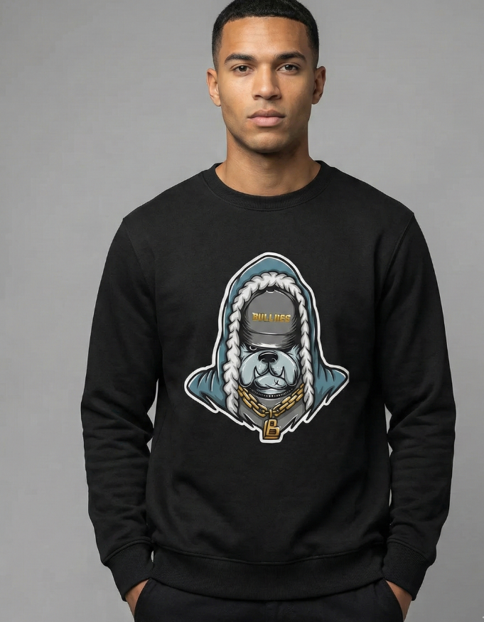 The Gold Chain Bulldog Unisex Sweatshirt