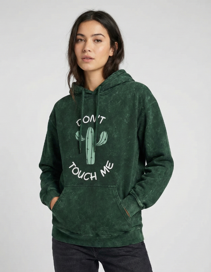 The Personal Space Acid Washed Hoodie