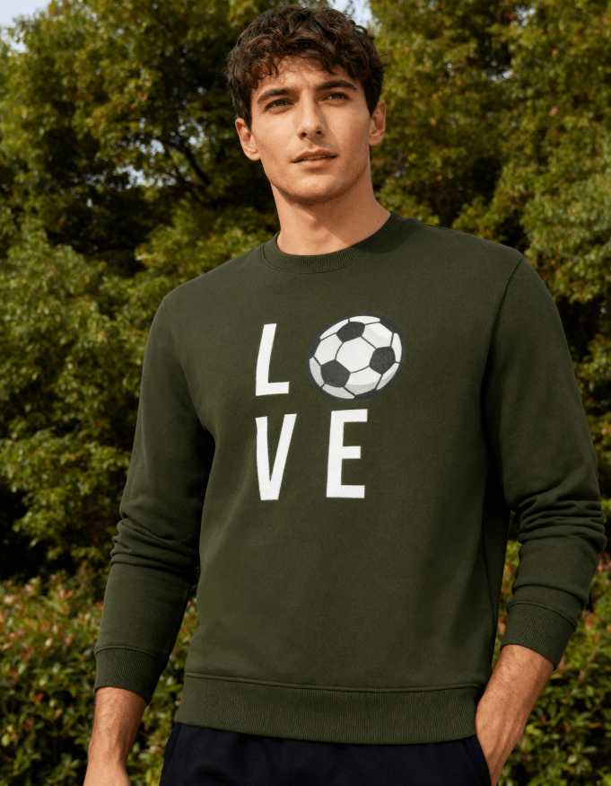 Illustrative Football and Youth Unisex Sweatshirt
