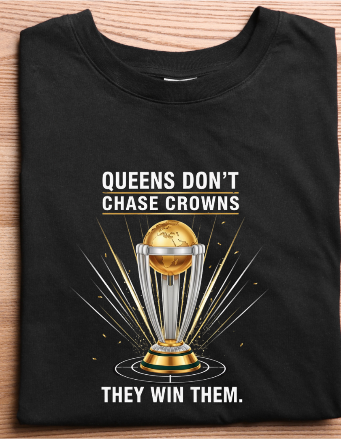 Winning Queen Black T-Shirt