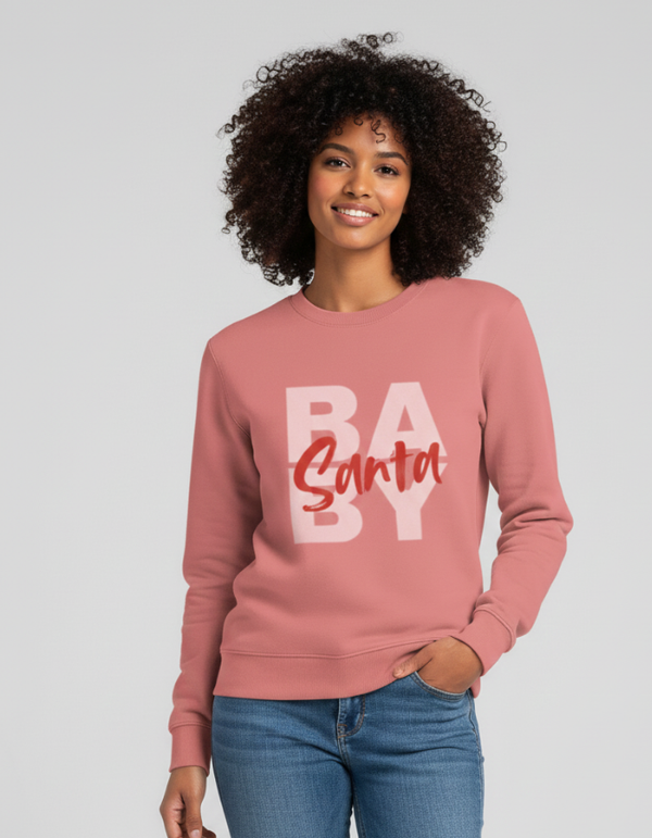 Illustrated BABY Santa Sweatshirt