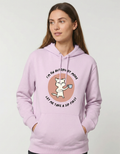 Illustrative Cat Oversized Hoodie