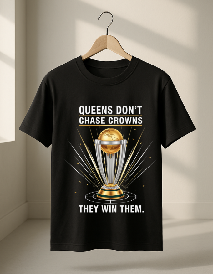 Winning Queen Black T-Shirt