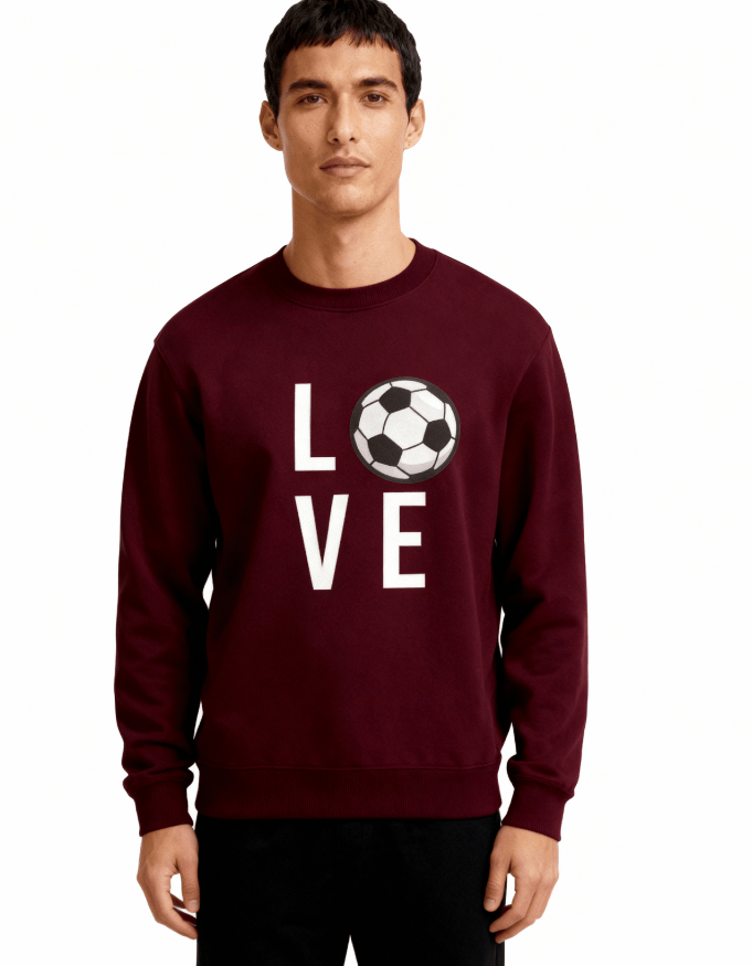 Illustrative Football and Youth Unisex Sweatshirt