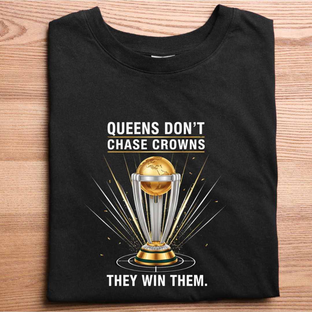 Winning Queen Black T-Shirt
